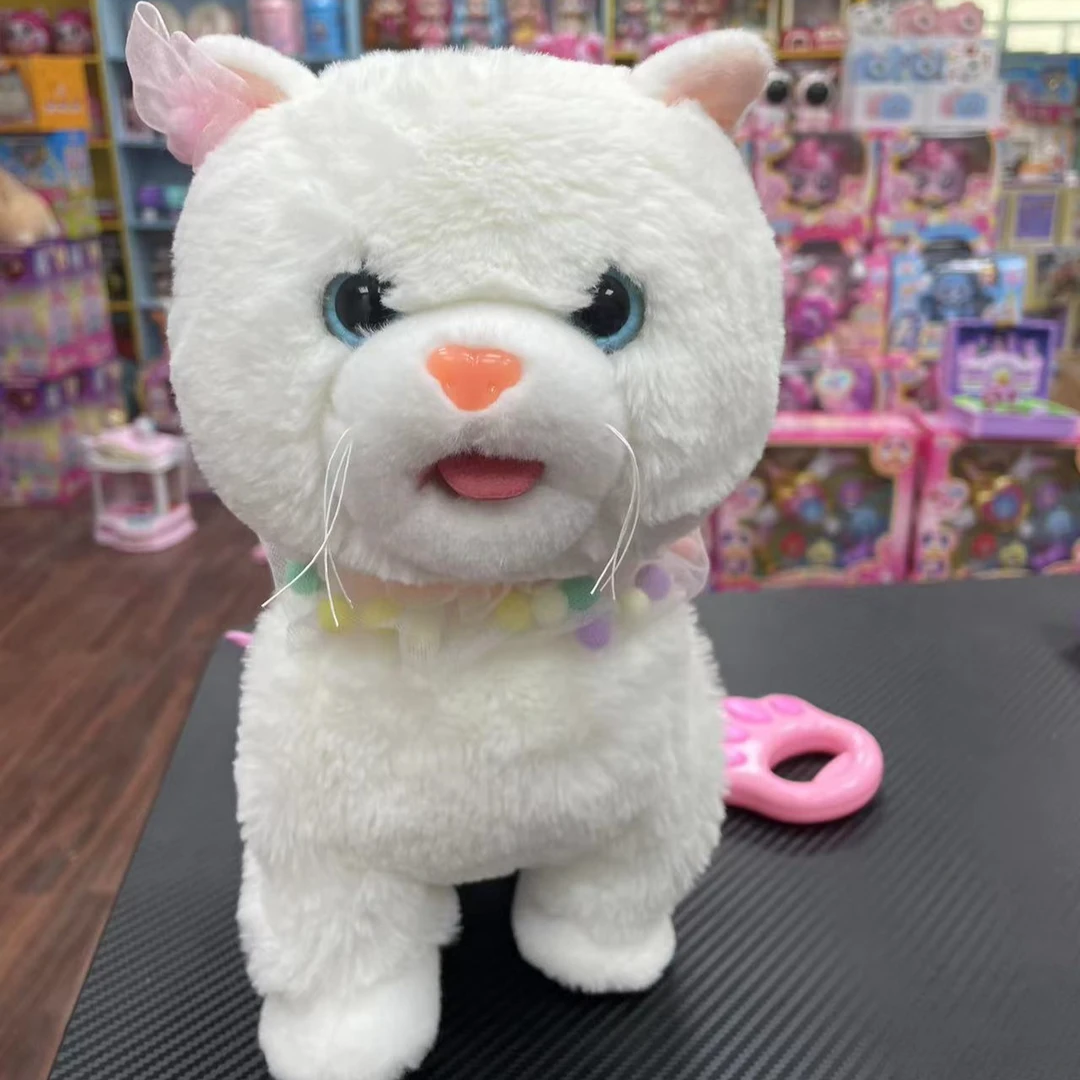 会叫会吐舌头的舔舔猫舔舔汪儿童早教生日礼物玩具