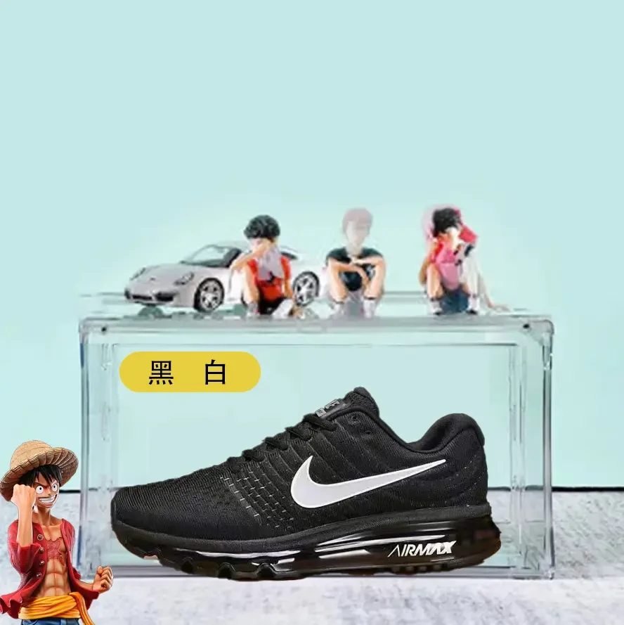 Air Max 2017全掌气垫轻便缓震男女休闲鞋百搭亚克力板鞋运动鞋盒