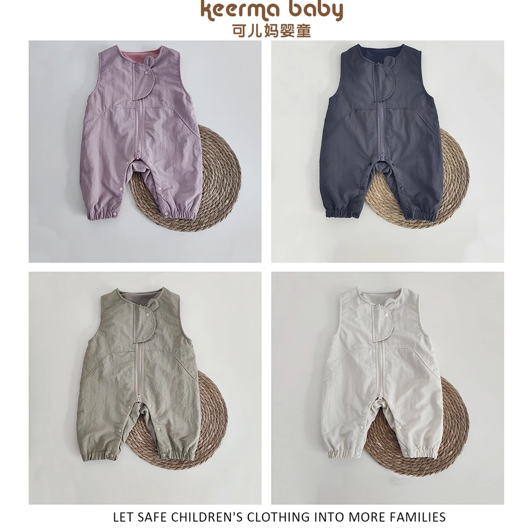 【小小添衣】加绒三防冲锋衣背带裤男女童外穿时尚秋冬季加绒连体衣