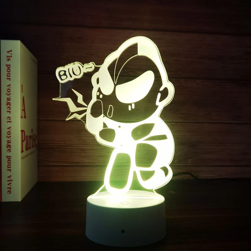 动漫led小夜灯奥特曼3d床头卧室灯迷你创意网红台灯男生生日礼物