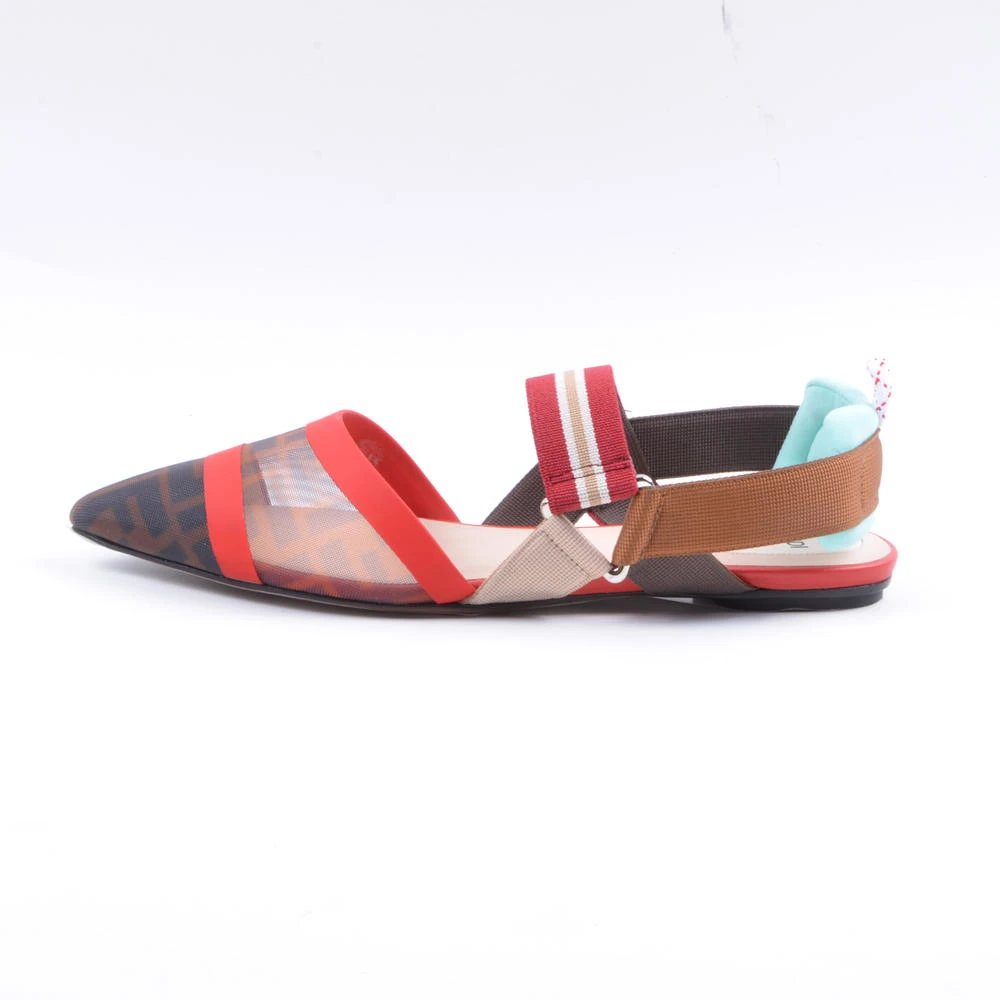 99新 FENDI/芬迪 38.5/Fendi女士平底休闲鞋
