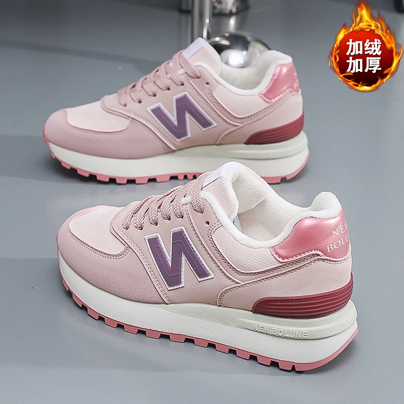 【新百伦正品】加绒保暖运动鞋情侣复古百搭男女同款休闲跑步鞋574