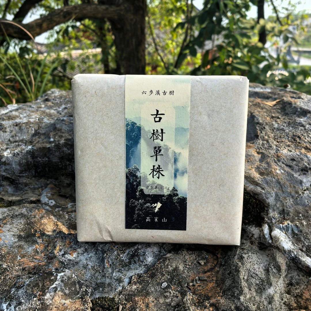高家山2024年六步溪古树单株大叶黑砖150g*2