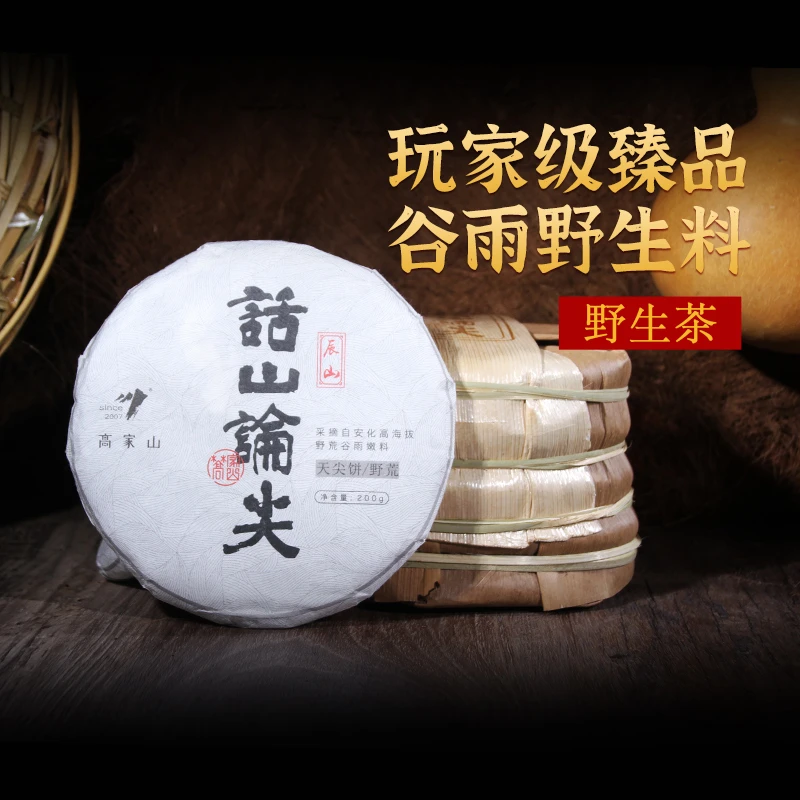 高家山安化黑茶话山论尖辰山200g