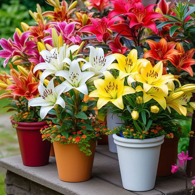 百合种球绿植盆栽香水花卉种植阳台观花植物室内四季开花好养易活
