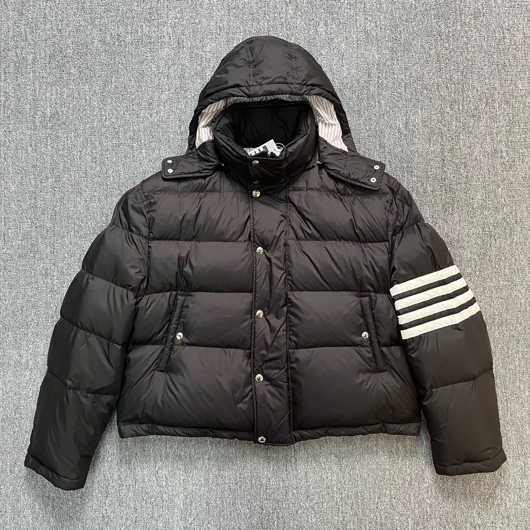 TB 经典四条杠黑色羽绒服/3码/99新/11027