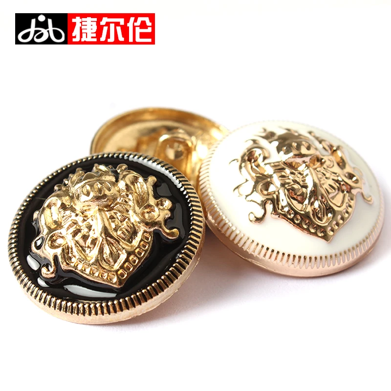 金属纽扣圆形时尚男女羊绒大衣风衣金色衬衫扣子外套西装毛呢钮扣