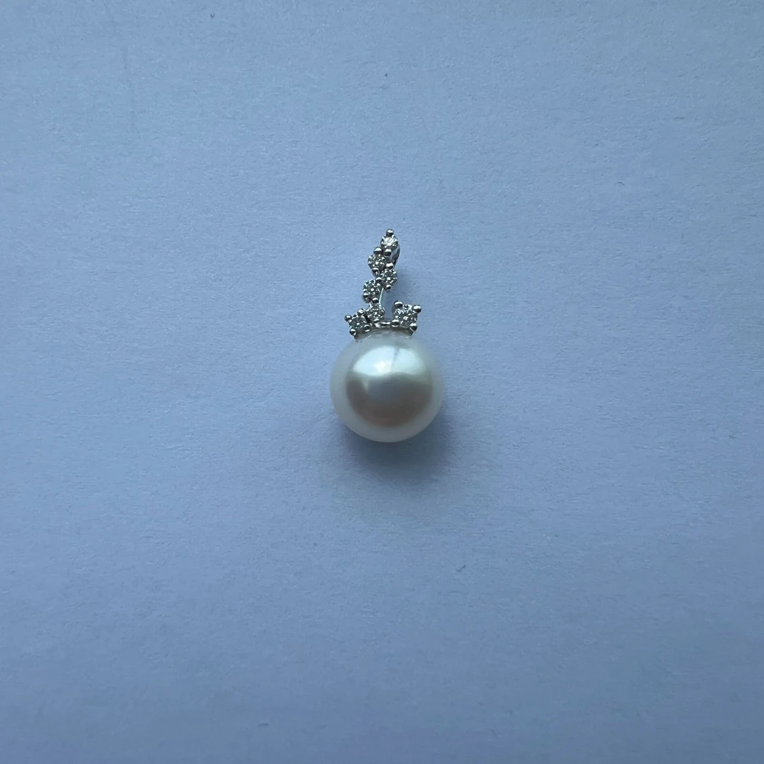 9K镶嵌金珍珠简约