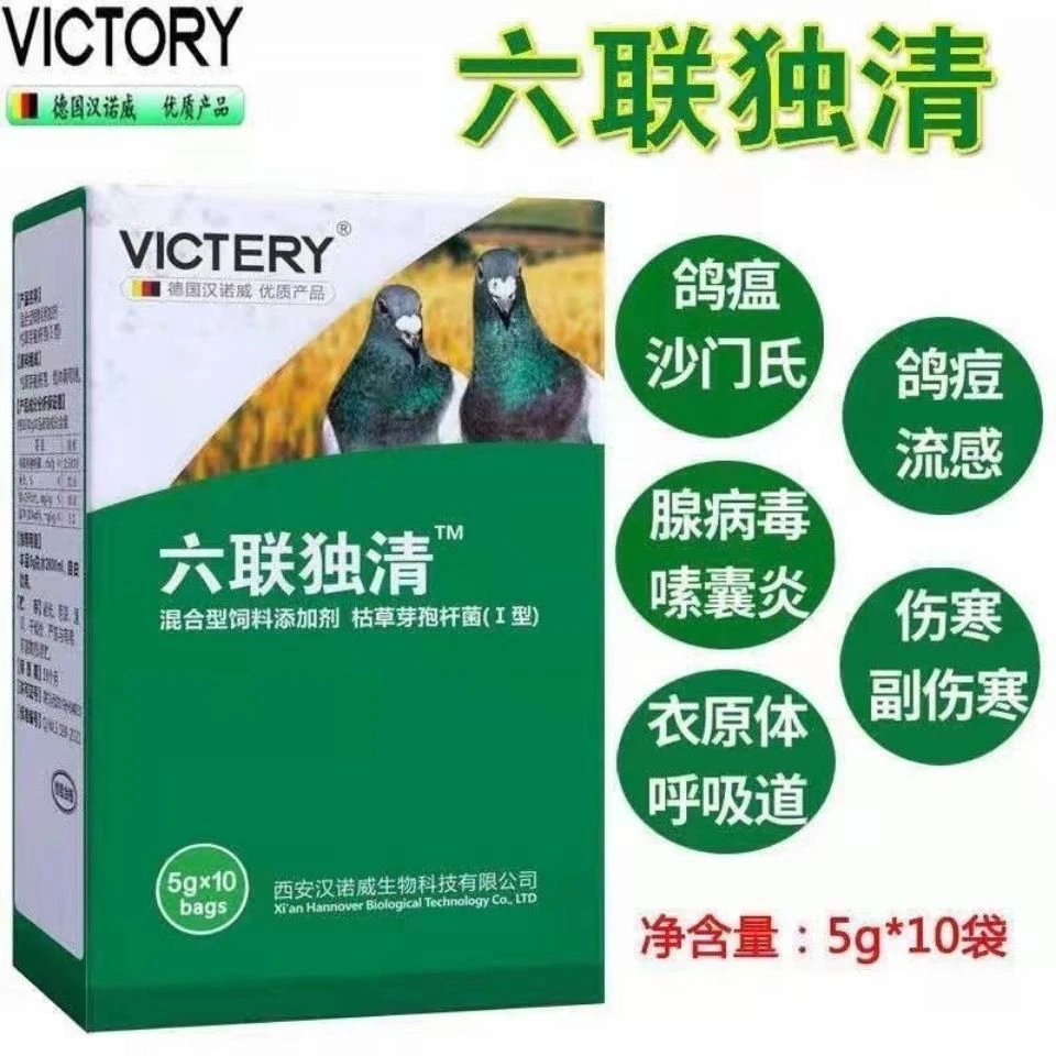 汉诺威 六联独清【5g×10袋】鸽子赛鸽信鸽用品