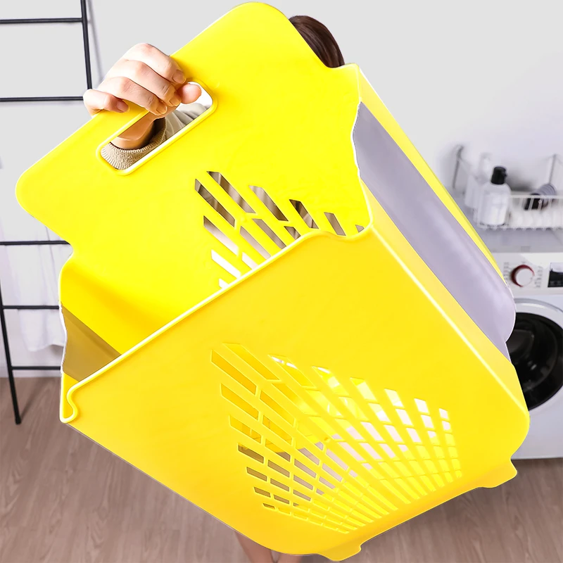 可折叠收纳筐脏衣服壁挂式洗衣篮家用浴室脏衣筐衣篓收纳篮脏衣篮