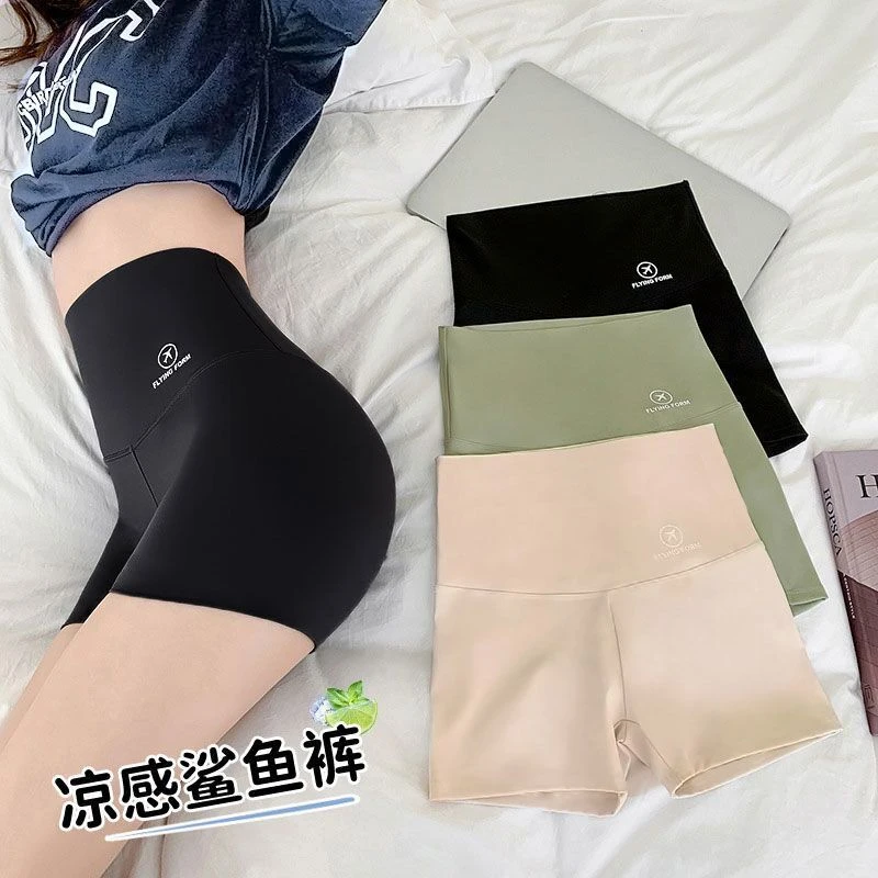 三分鲨鱼裤女夏季薄款高腰提臀收腹防走光安全裤芭比瑜伽打底短裤