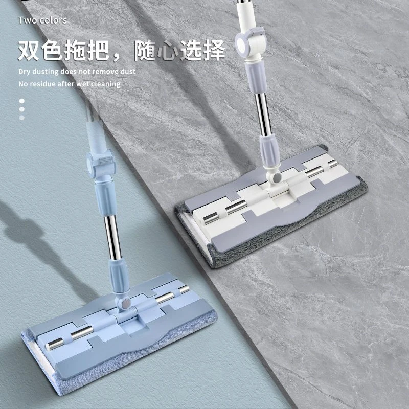 平板拖把 夹布平拖 家用酒店保洁拖把瓷砖木地板地拖布加粗加厚杆