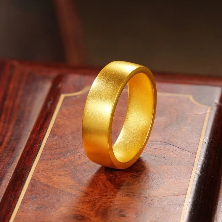 合金戒指 时尚经典男女情侣平板无事戒指简约大气