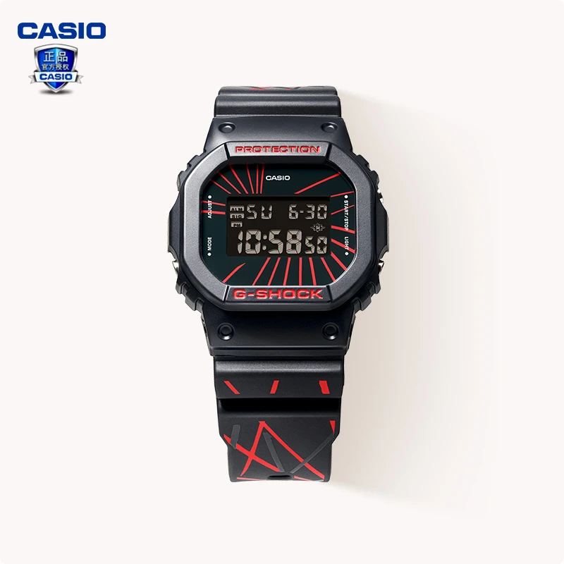 Casio/卡西欧【射线派对】G-SHOCK防水运动潮流男士手表DW-5600KUA