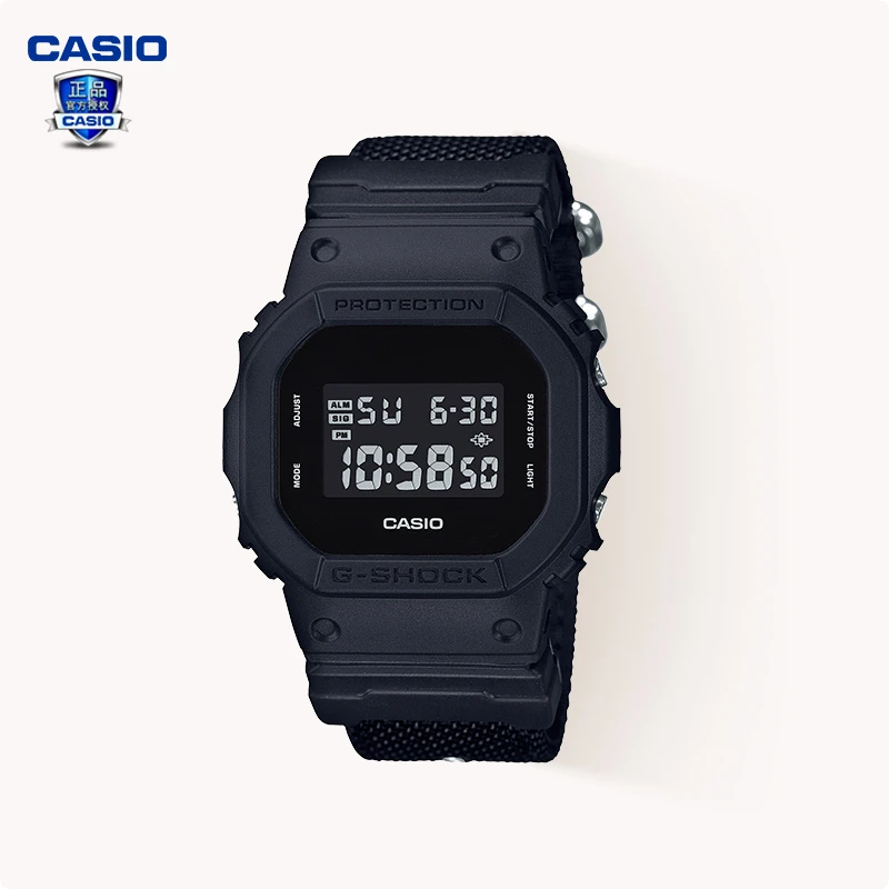 Casio/卡西欧G-SHOCK黑武士潮流复古方块运动电子表DW-5600BBN