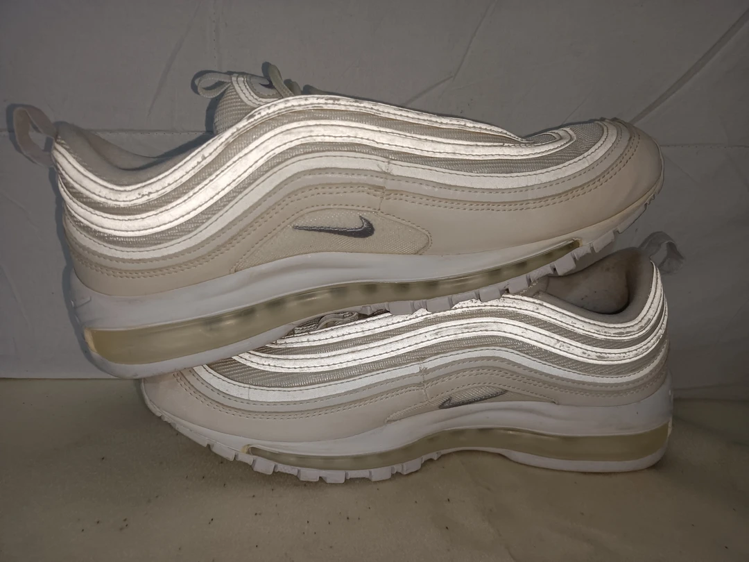 44码/ Nike Air Max 97 白子弹 低帮休闲鞋
