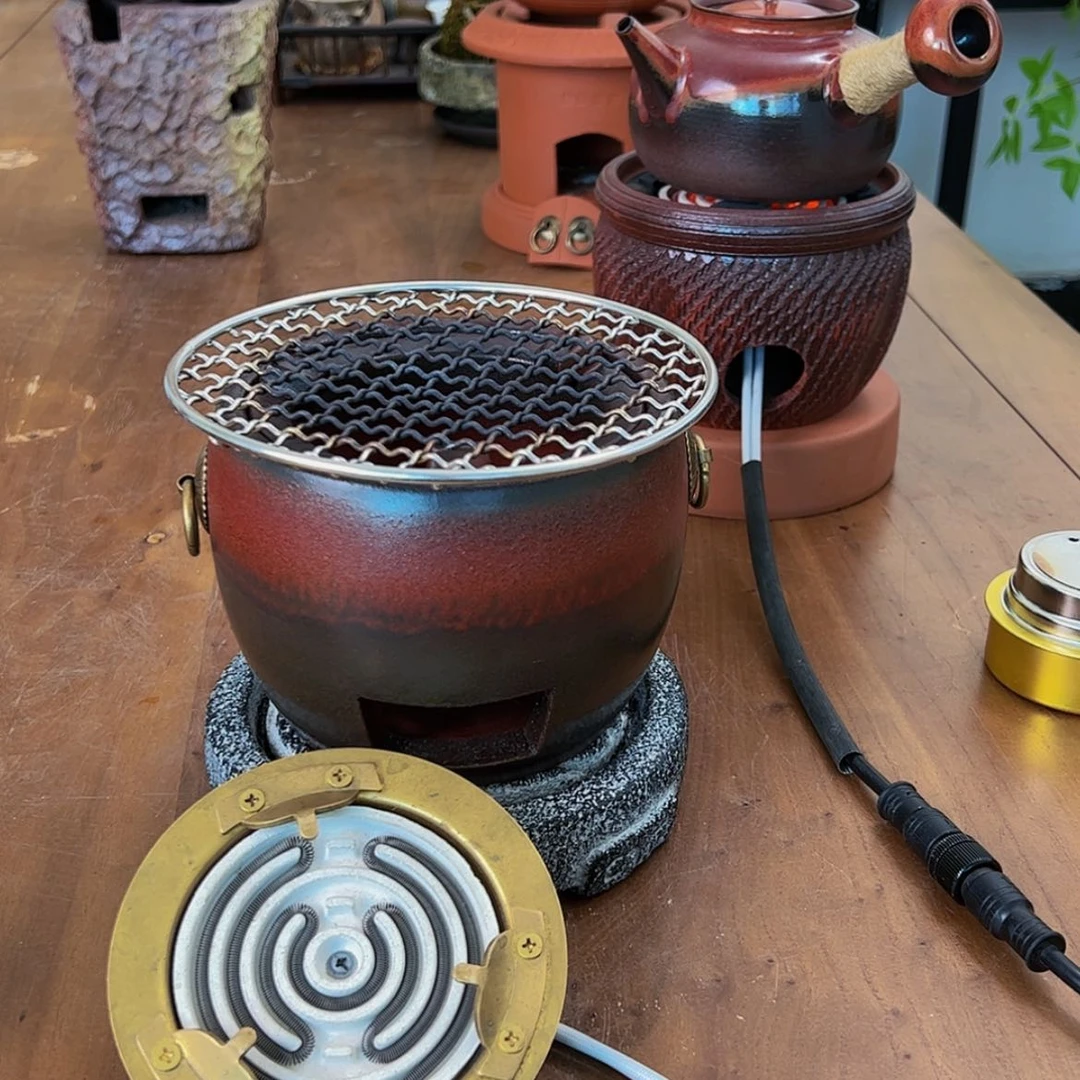 【闪购商品】复古炉加新款电炉送炉垫和烤网
