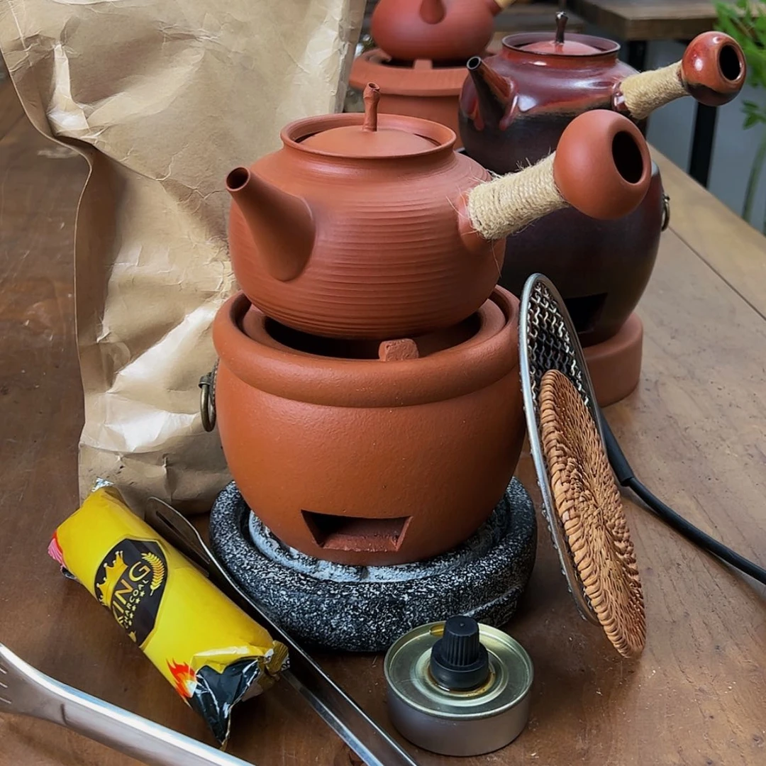 【闪购商品】小鼓炉加苹果壶9件套