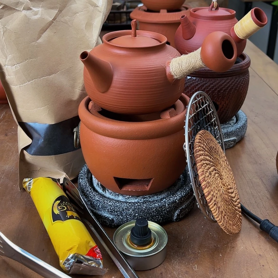 【闪购商品】小鼓炉加苹果壶9件套