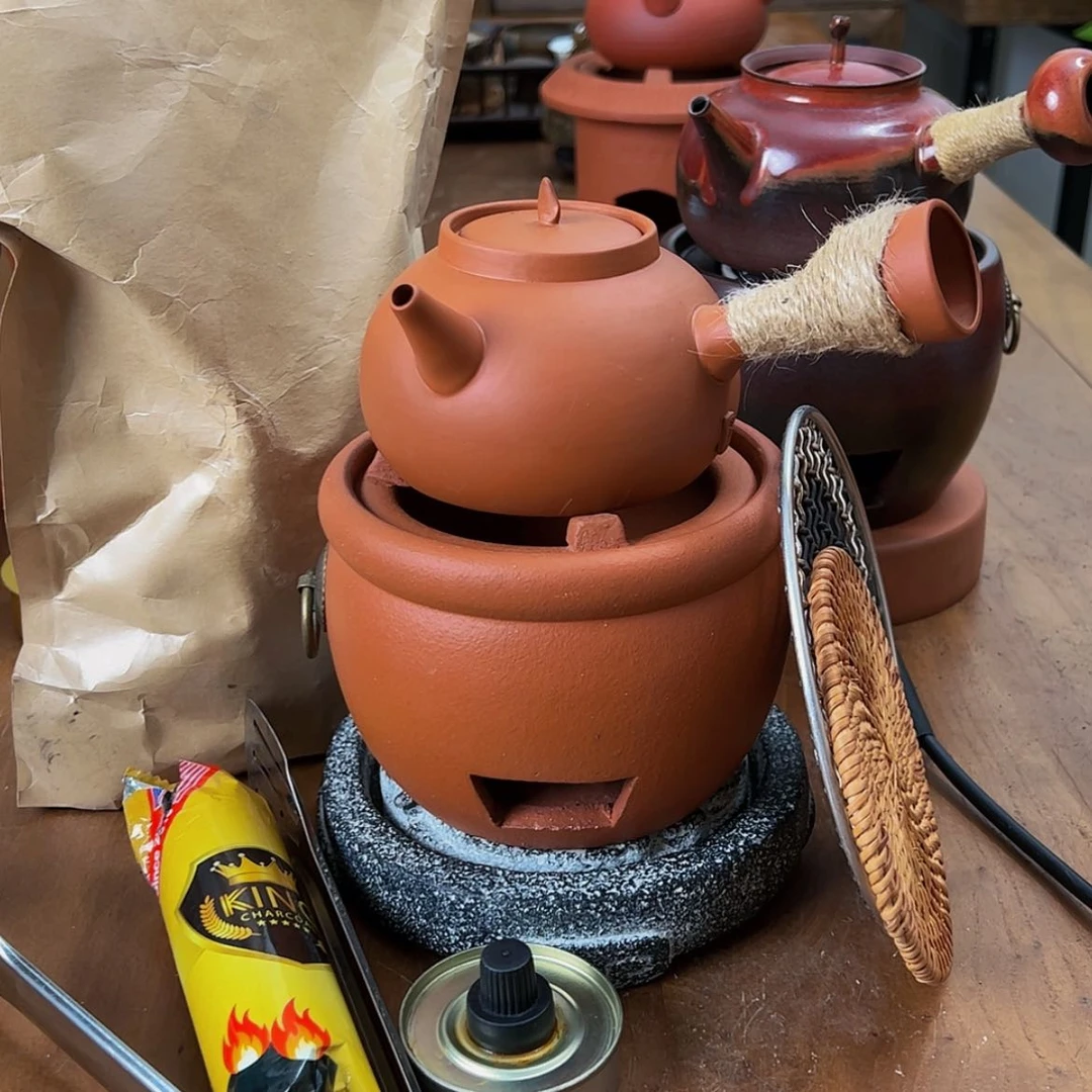 【闪购商品】小鼓炉加半月壶9件套