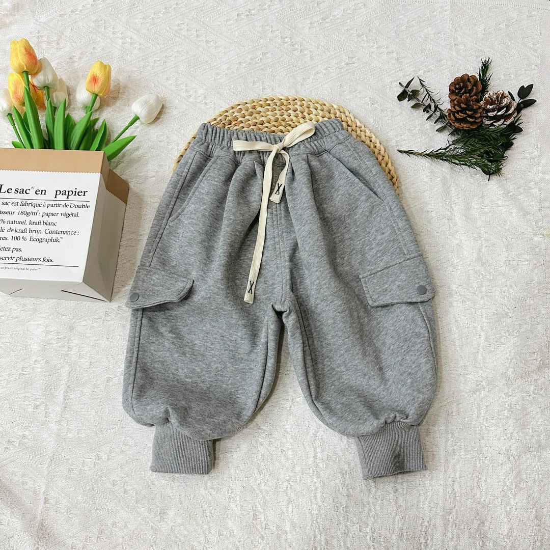 【2025】秋款儿童时尚韩版休闲卫裤宽松束口运动裤男女小童春秋