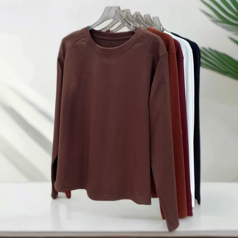 必魅-2024秋季港风ins设计感小众长袖T恤打底6279百搭显瘦上衣