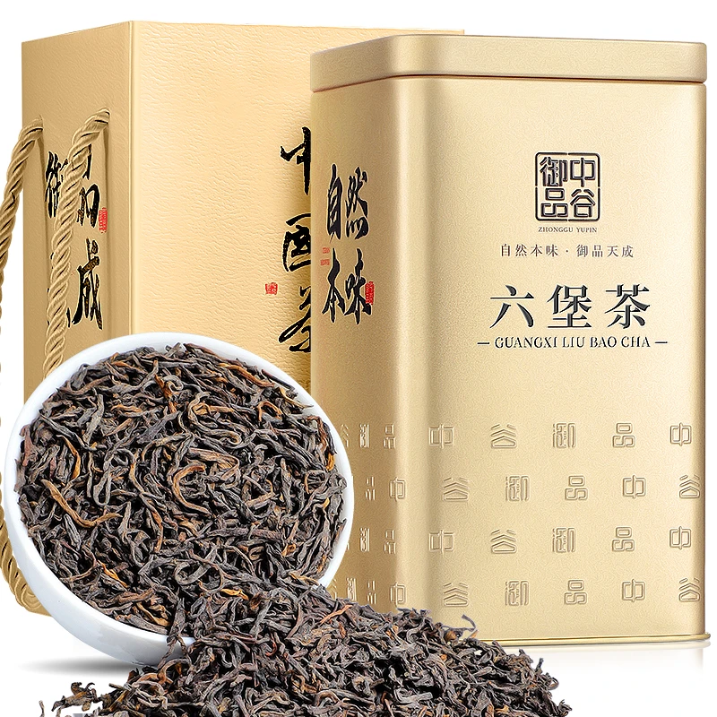 中谷御品茶叶黑茶 六堡茶 2012年特级窖藏广西梧州熟茶礼盒150g