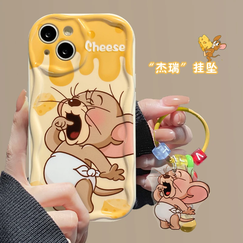 可爱杰瑞苹果13华为/vivo/oppo/小米iPhone14promax小众手机壳