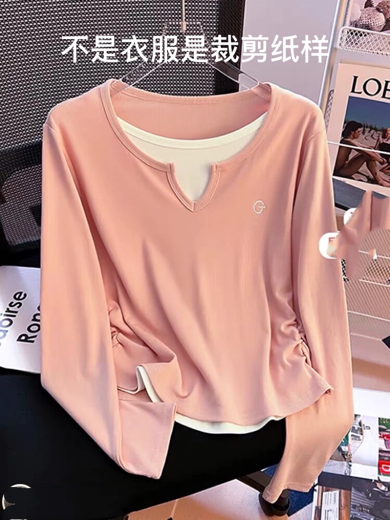 C307纸样女士假两件打底裁剪纸样