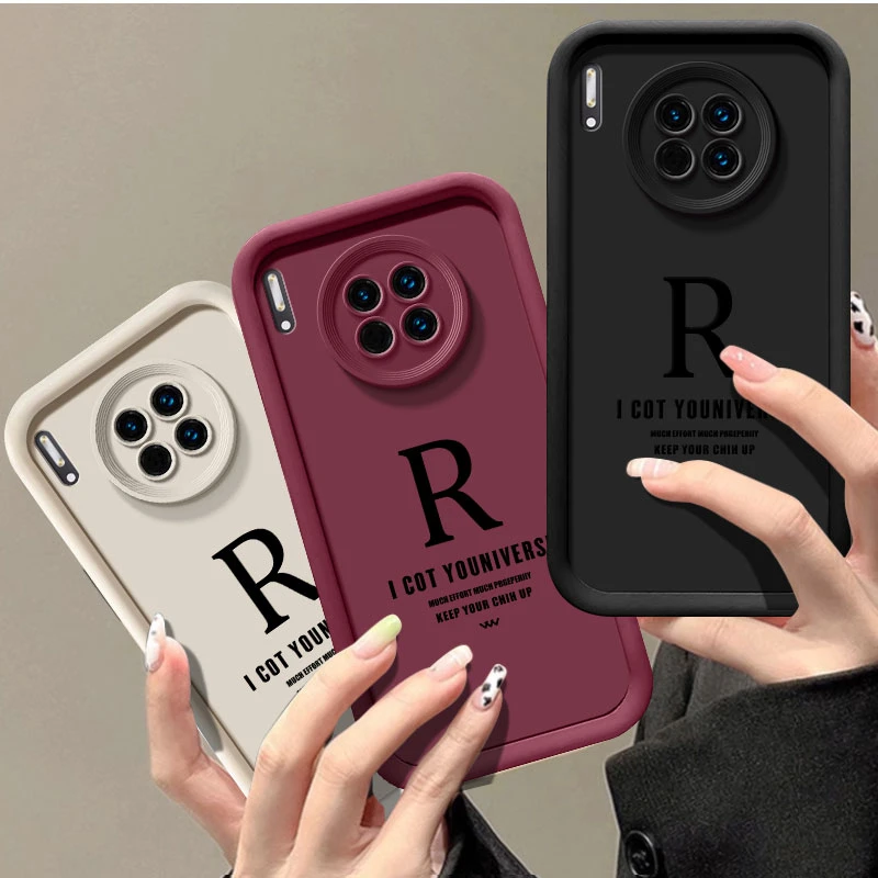 天眼阶梯黑色R适用于华为Mate30手机壳硅胶mate30手机套