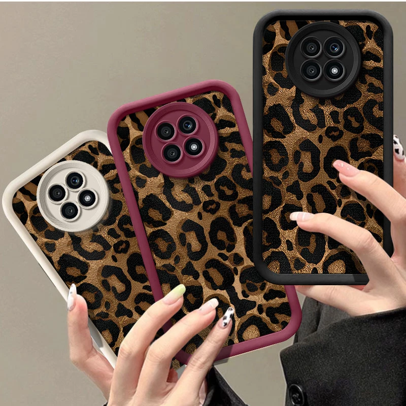 天眼阶梯豹纹适用于荣耀X20手机壳honor硅胶x20防摔手机套