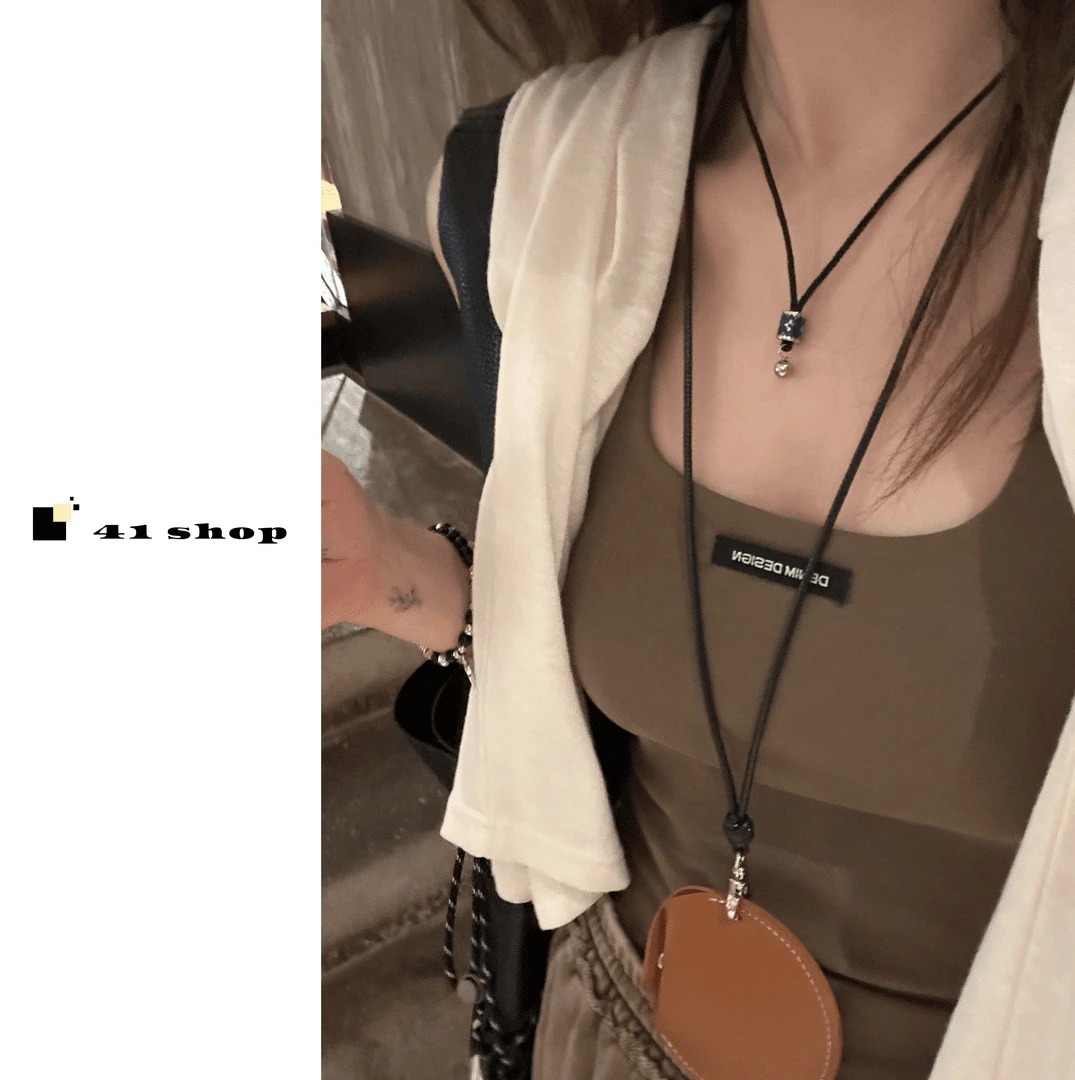 非金属布艺项链 A218 雾影澜项链