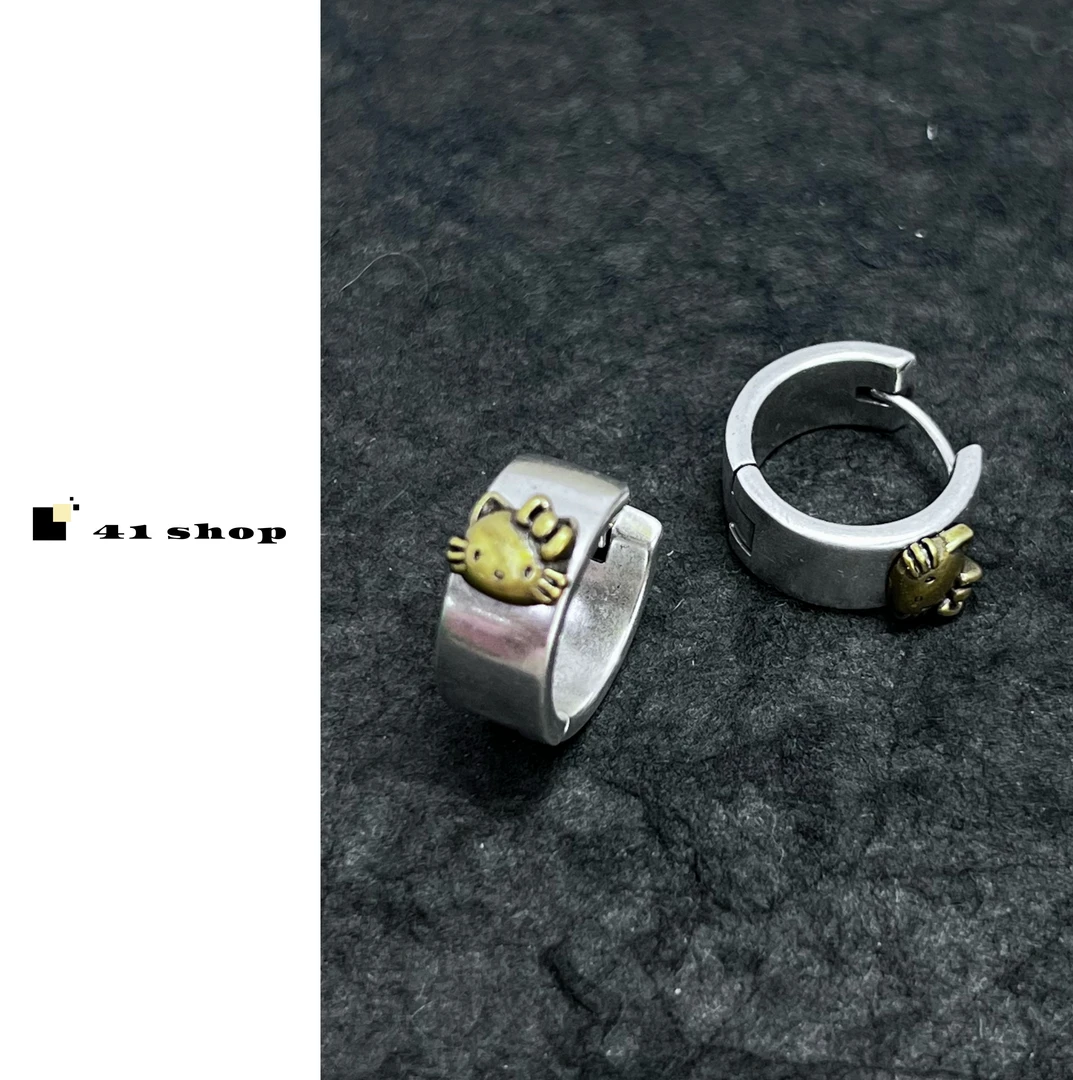 铜合金耳饰 A366 做旧KT耳环