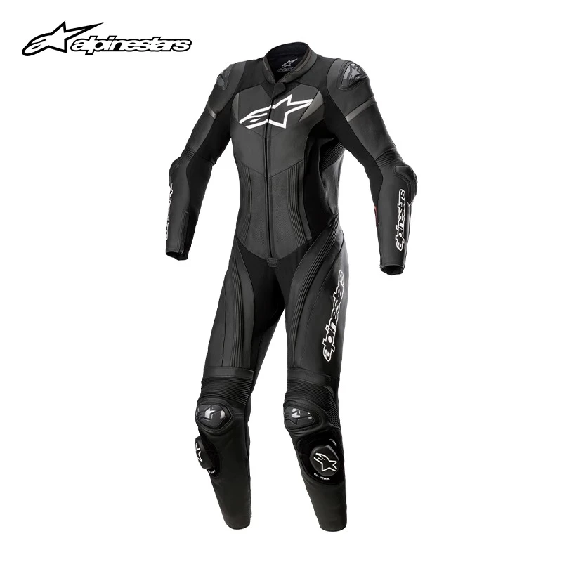 a星女士连体皮衣GP PLUS专业赛车服赛道防摔机车服骑行服摩托车服