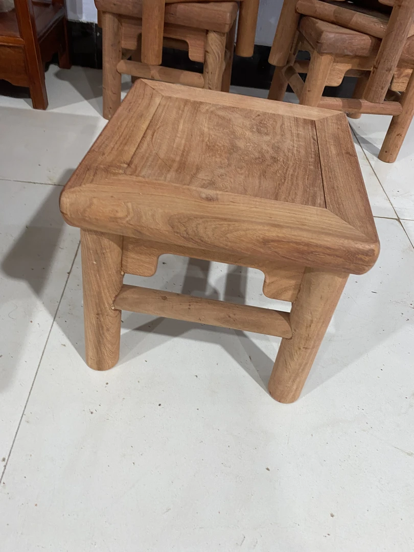 缅花王款富贵凳、加厚料、白茶28/28/26