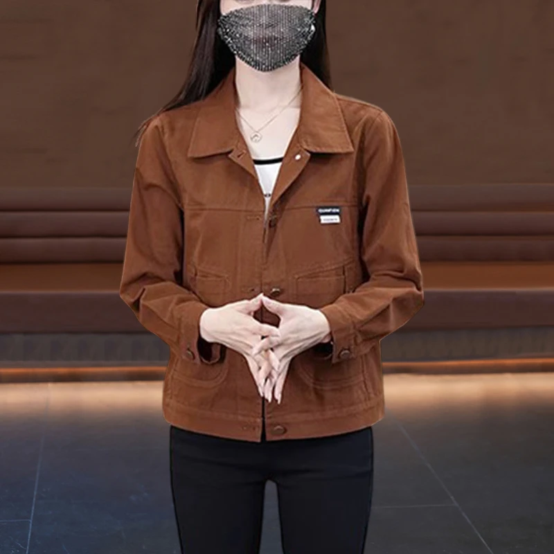 秋季新款休闲宽松外套女秋款外穿时尚百搭减龄气质女装短款上衣潮