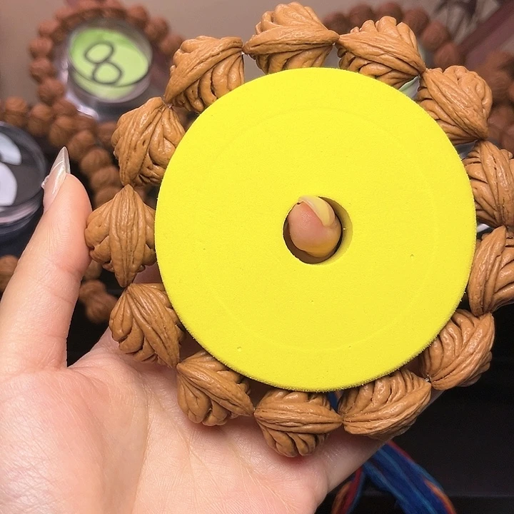 桃核手串无*果秦岭龙纹野生豹子头