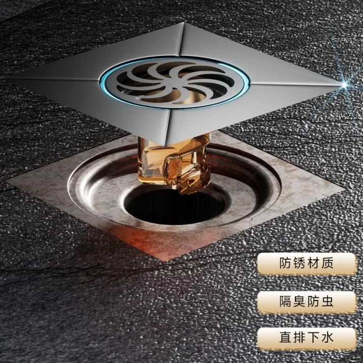 旧地漏翻新器改造下水道盖板过滤防臭堵塞卫生间口浴室防返臭防虫