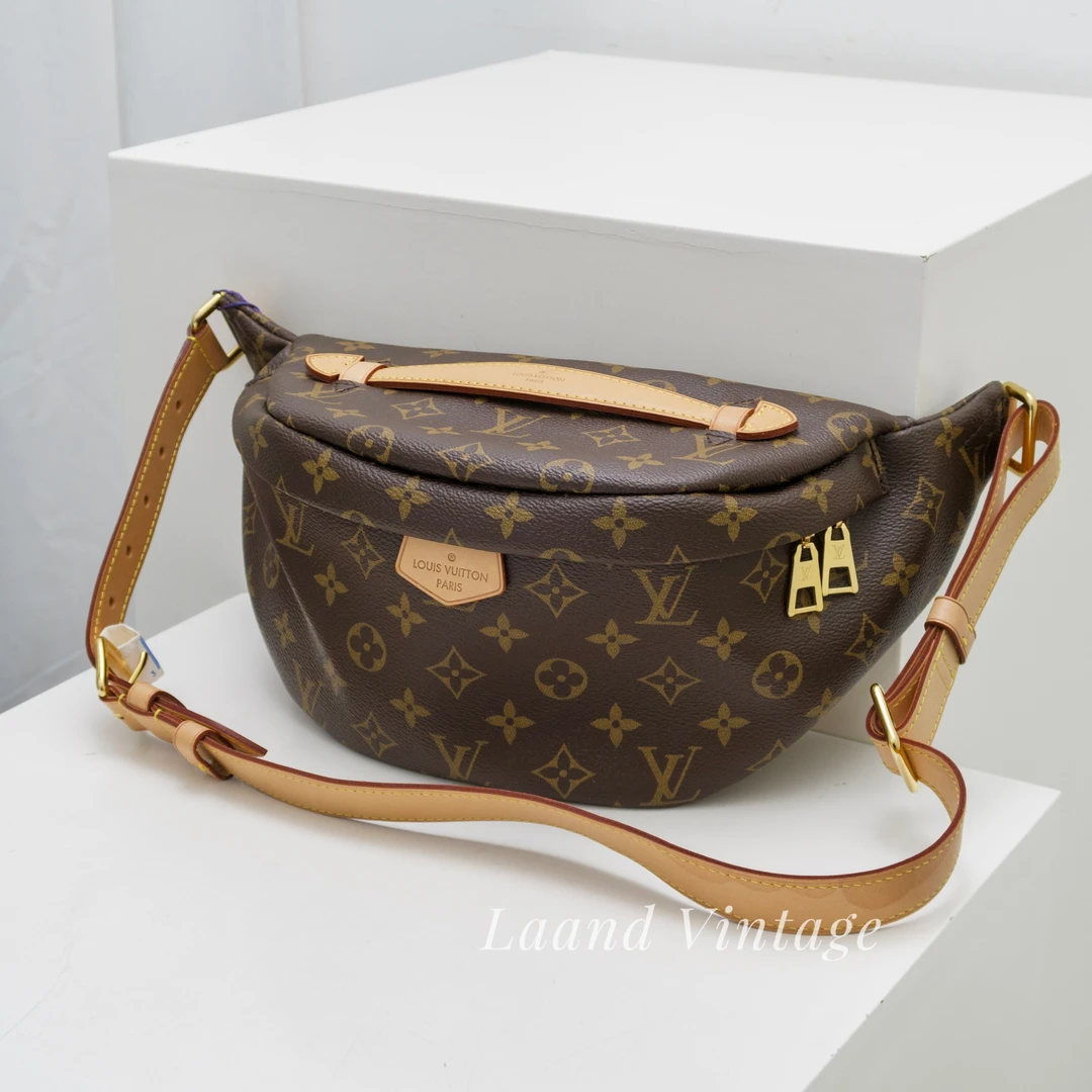 95新 LouisVuitton/路易威登 Bumbag棕色老花腰包/06103/Laand