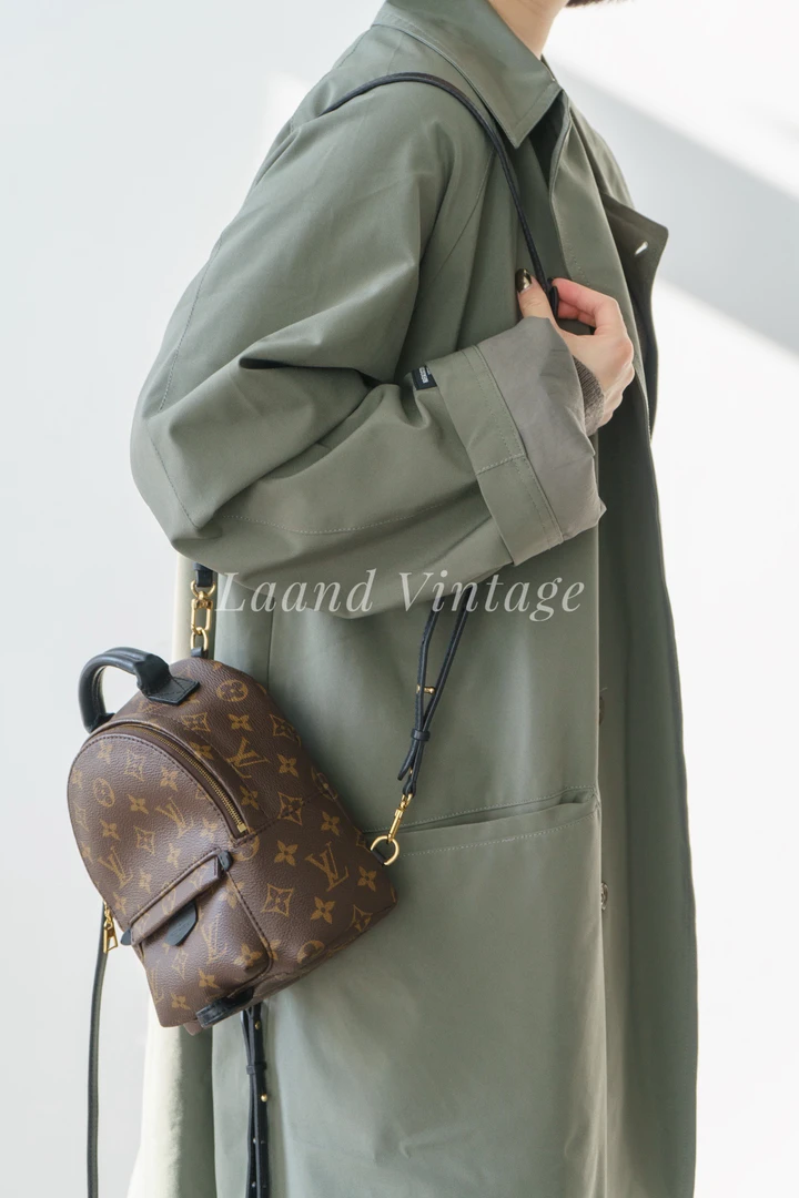 95新 LouisVuitton/路易威登 老花双肩包Mini/06210/Laand中古