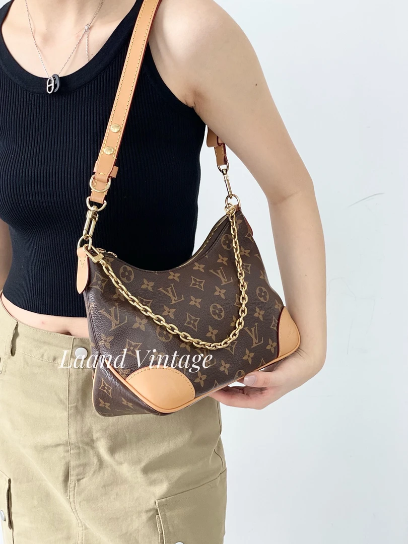 95新 LouisVuitton/路易威登 BOULOGNE黄牛角包包/06148/Laand