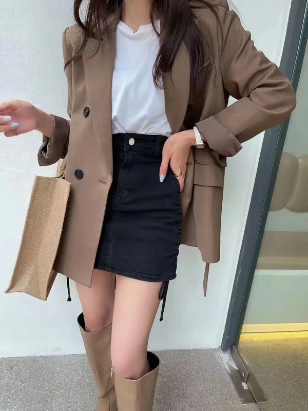 【自在轻盈】西装外套女2024气质新款时髦显瘦外套00188