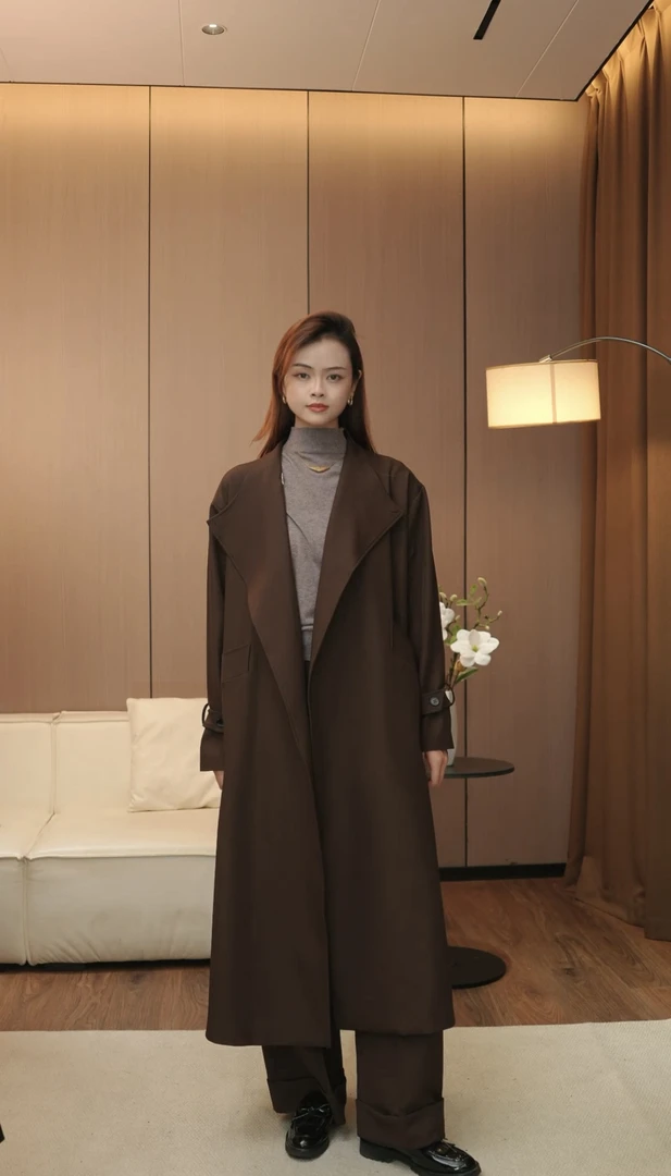 航拍气质高级感精致新款风衣24451193