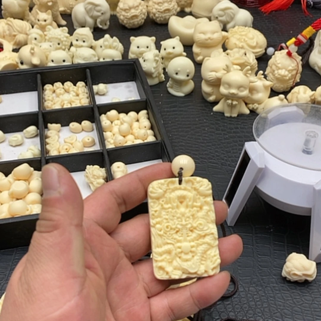 【闪购商品】白玉菩提吊坠龙腾四海