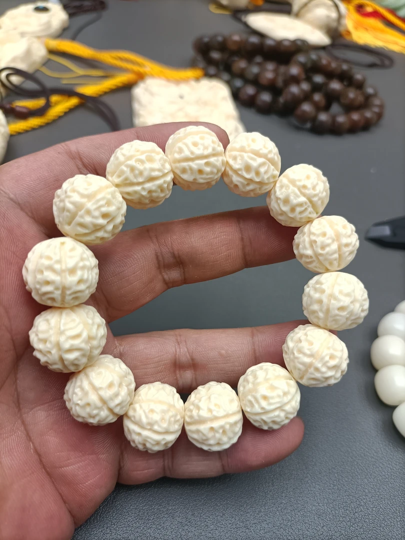 象牙果手串单圈七瓣金刚 17✘15尺寸