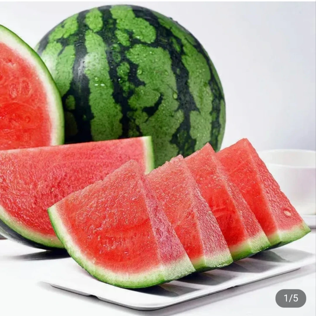 满口甜麒麟瓜,脆甜多汁满口爆汁一个5斤以上无籽西瓜皮薄清甜
