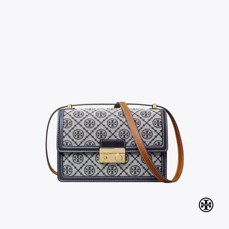 toryburch/汤丽柏琦MONOGRAM中号风琴包158526-405时尚女士【D】