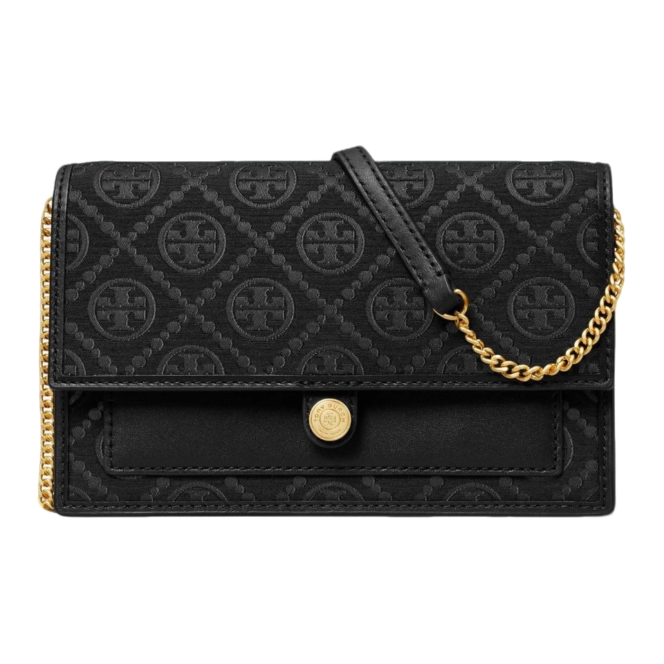 tory burch 黑色印花复古老花 woc152140-001