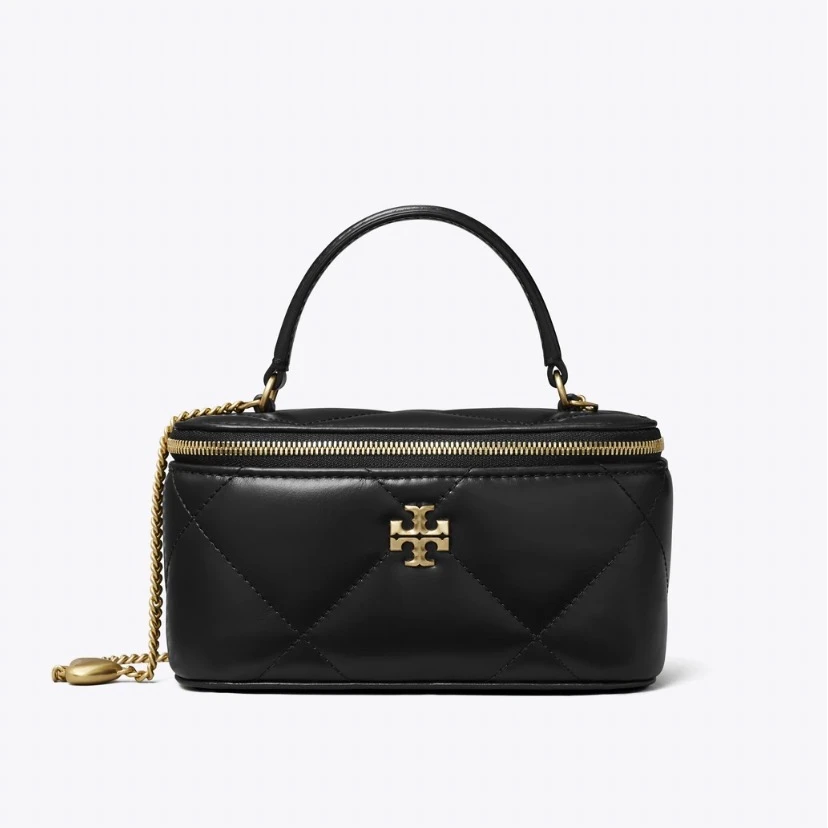 tory burch kira charm钻石绗缝化妆盒单肩斜跨包 162148-001