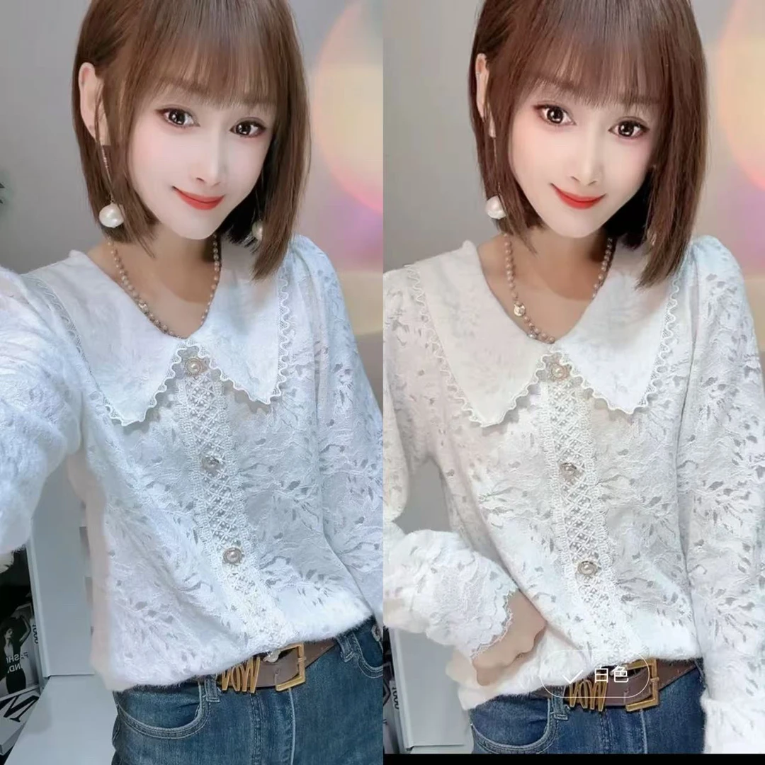 2322时尚新款娃娃领小衫